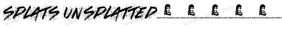 Splats Unsplatted字体转换
